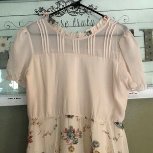 Vintage floral dress